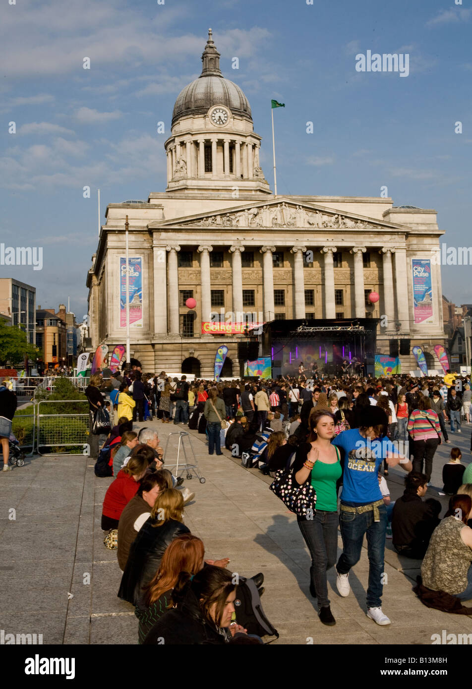 Piazza vittoriana Nottingham Regno Unito Europa Foto Stock