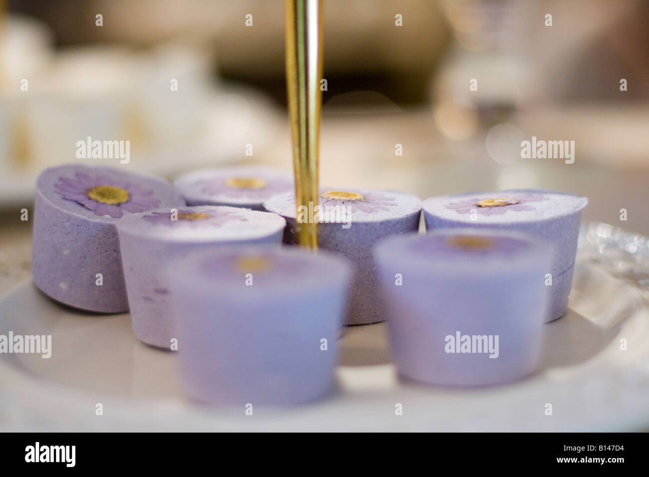 Sapone profumato di pezzi Foto Stock
