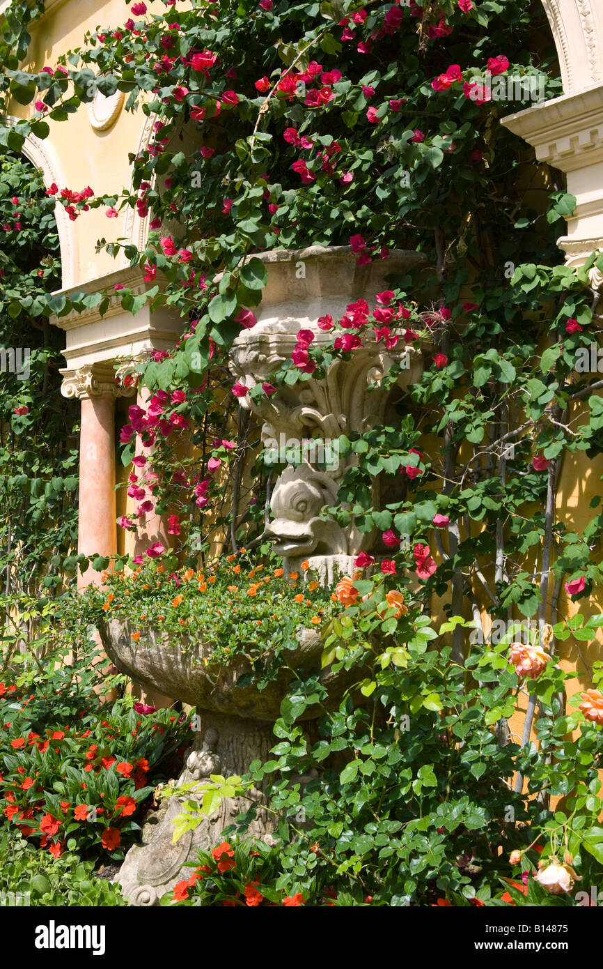 Villa Ephrussi de Rothschild, Cap Ferrat, Francia. Foto Stock