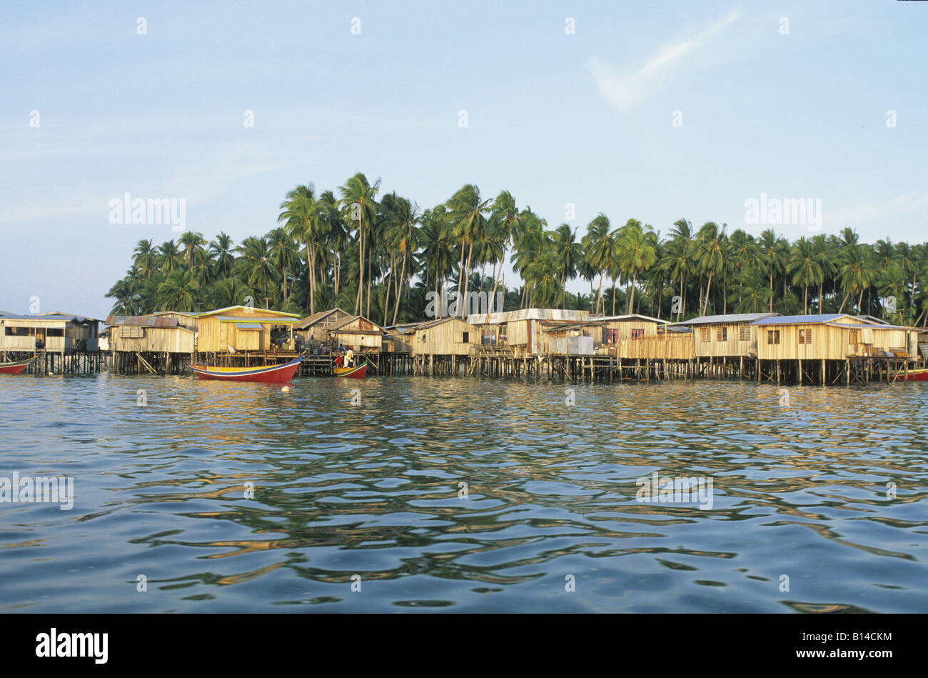 Geografia / viaggi, Malaysia, Sipadan Island, acqua case, Additional-Rights-Clearance-Info-Not-Available Foto Stock