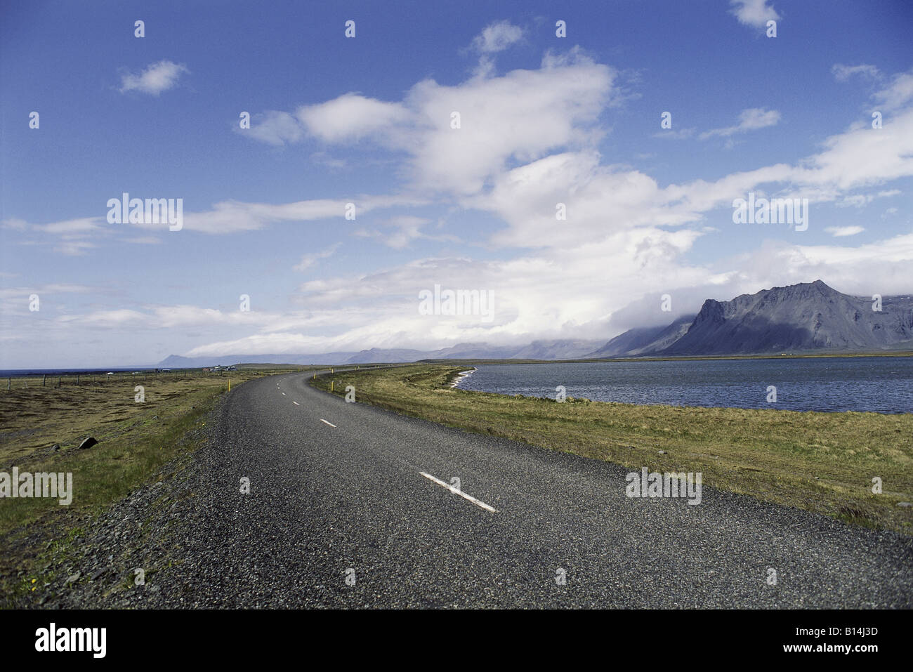 Geografia / viaggi, Islanda, paesaggi, penisola Snaefellsness, strada costiera, Additional-Rights-Clearance-Info-Not-Available Foto Stock