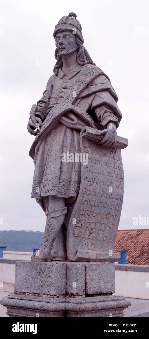 Congonhas do Campo, igreja, unà esculptura, Skulptur Foto Stock