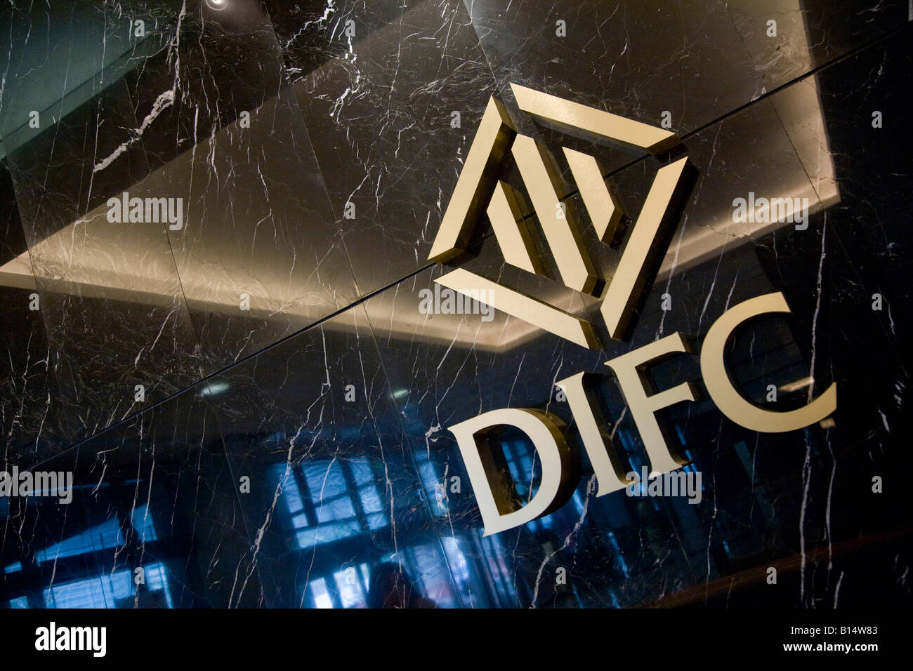DIFC centro finanziario internazionale di Dubai Centro Foto Stock