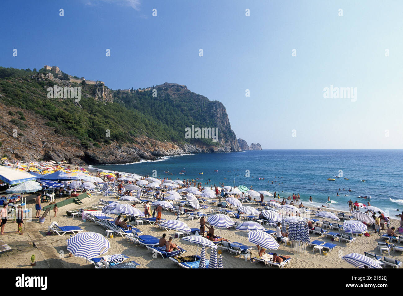 Spiaggia di Cleopatra di Alanya Riviera Turca la Turchia Foto Stock