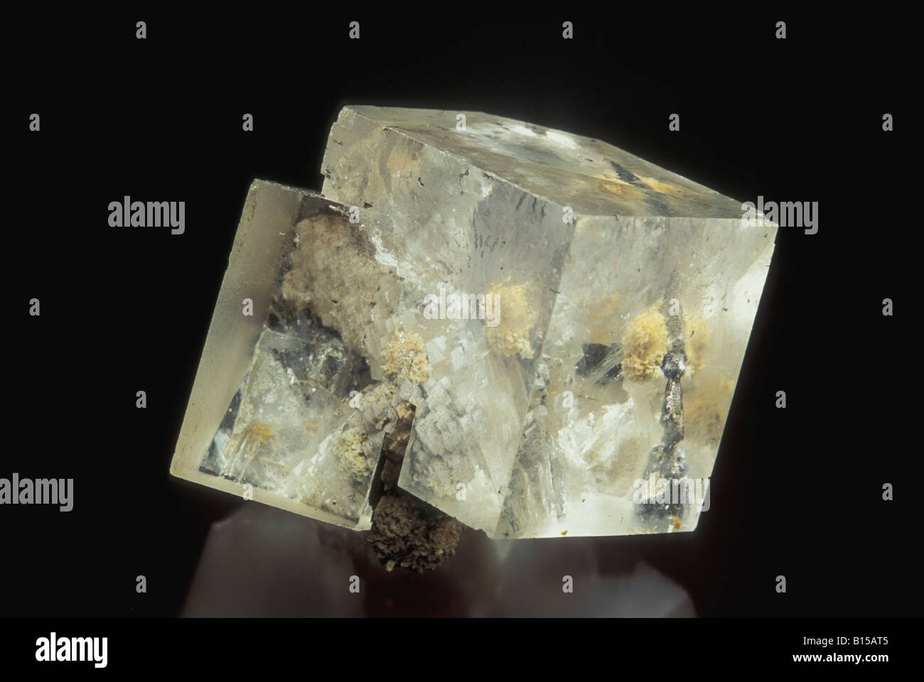 Fluorite Crystal Foto Stock