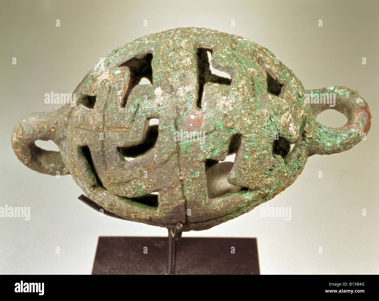 Belle arti, mondo antico, Lorestan, scultura, bell, bronzo, circa 1200 BC, Stadtmuseum, Monaco di Baviera, , artista del diritto d'autore non deve essere cancellata Foto Stock