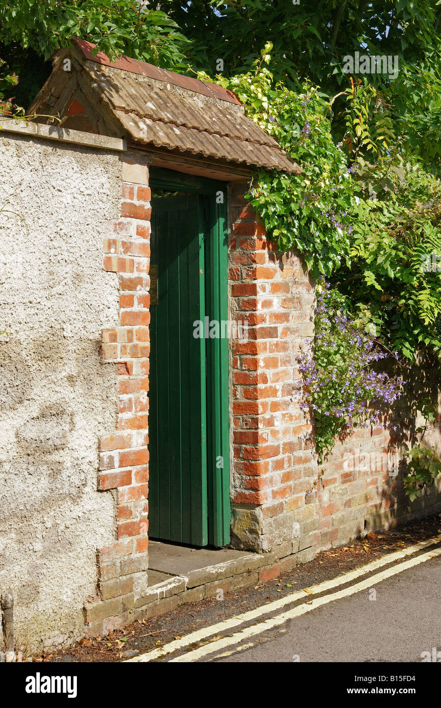 Back Gate Wotton-under-Edge Foto Stock