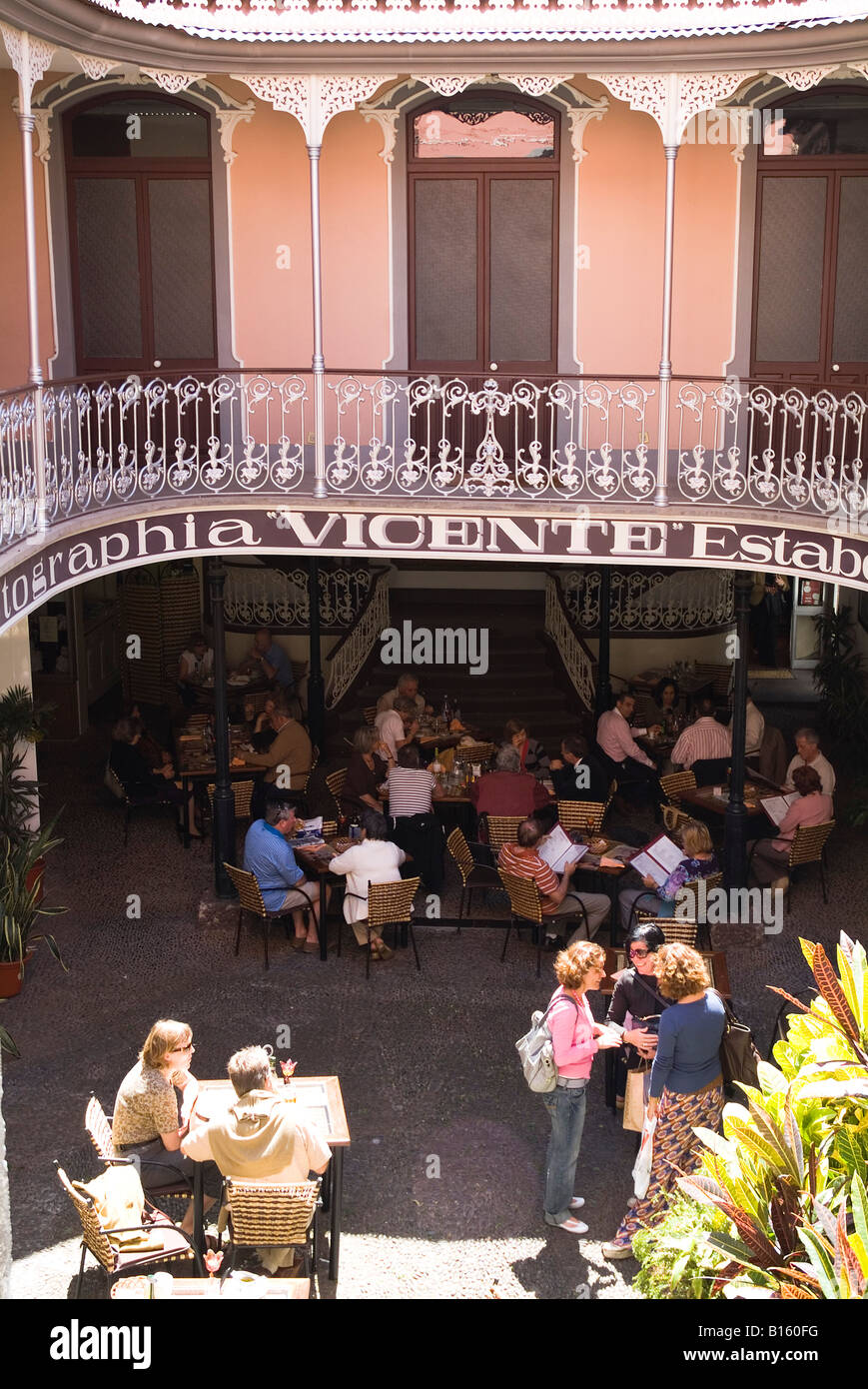 Dh Patio Funchal Madeira Museo della Fotografia Vicentes turistico e ristorante Foto Stock