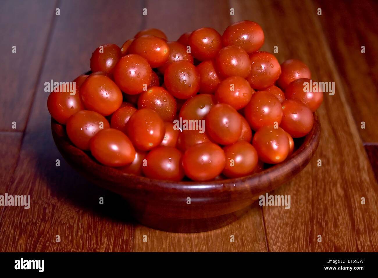 Pomodori di ciliegia Foto Stock