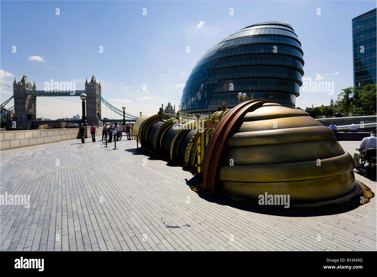 Il Telectroscope a Londra estate 2008 Foto Stock