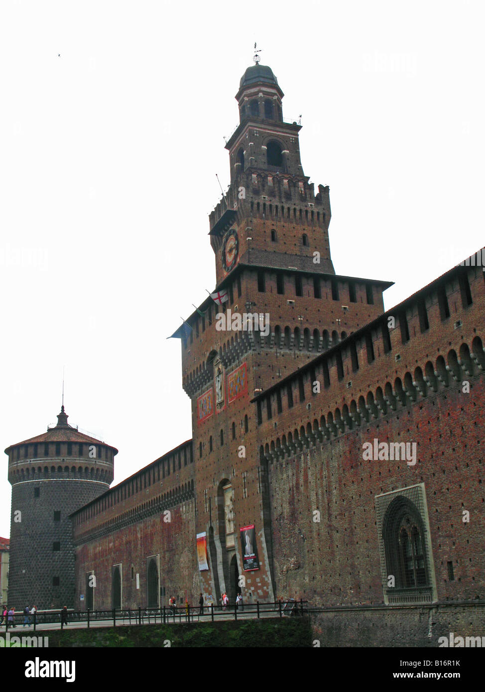 Il Castello Sforzesco (Castello Sforzesco) Foto Stock