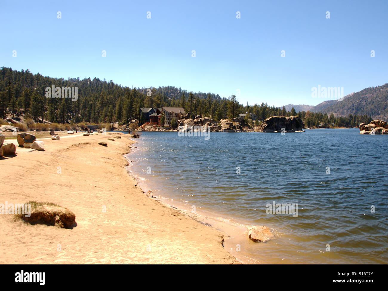 Boulder Bay Park, Big Bear Lake, CALIFORNIA, STATI UNITI D'AMERICA Foto Stock