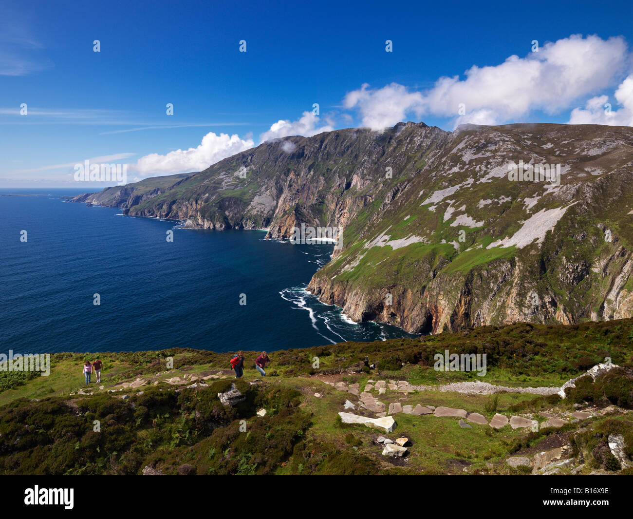 Slieve League, Donegal, Irlanda Foto Stock