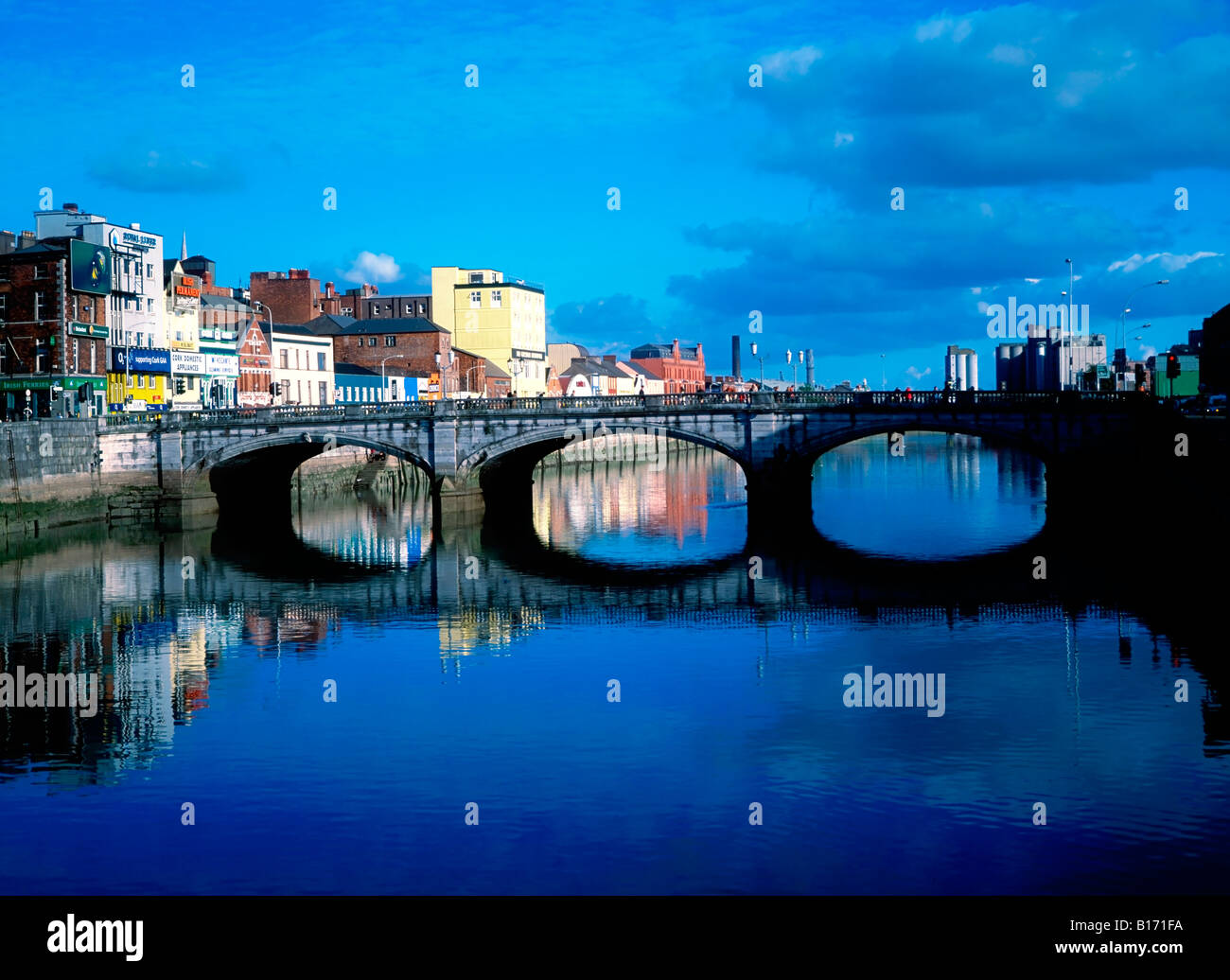 Fiume Lee, Cork City, Co Cork, Irlanda Foto Stock