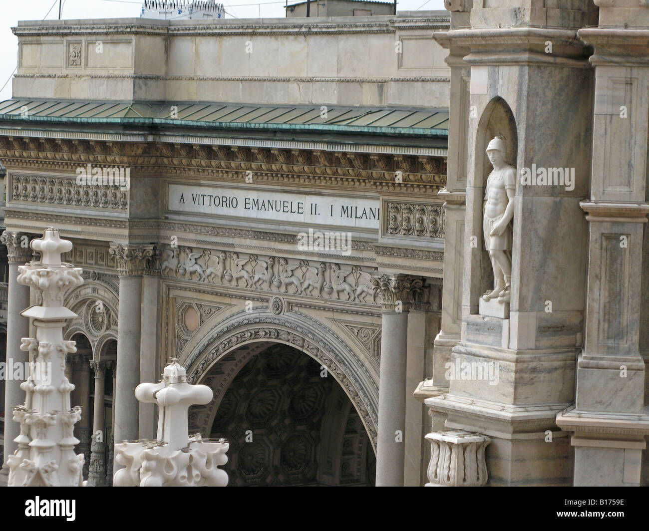 Galleria Vittorio Emanuele, Milano, Italia EU Foto Stock