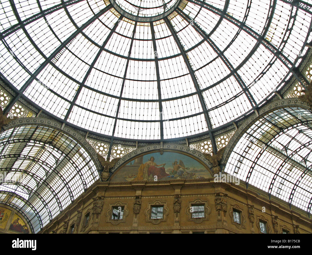 Galleria Vittorio Emanuele, Milano, Italia EU Foto Stock