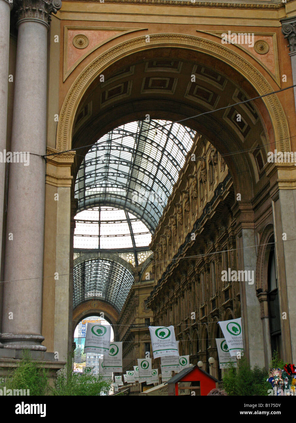 Galleria Vittorio Emanuele, Milano, Italia EU Foto Stock