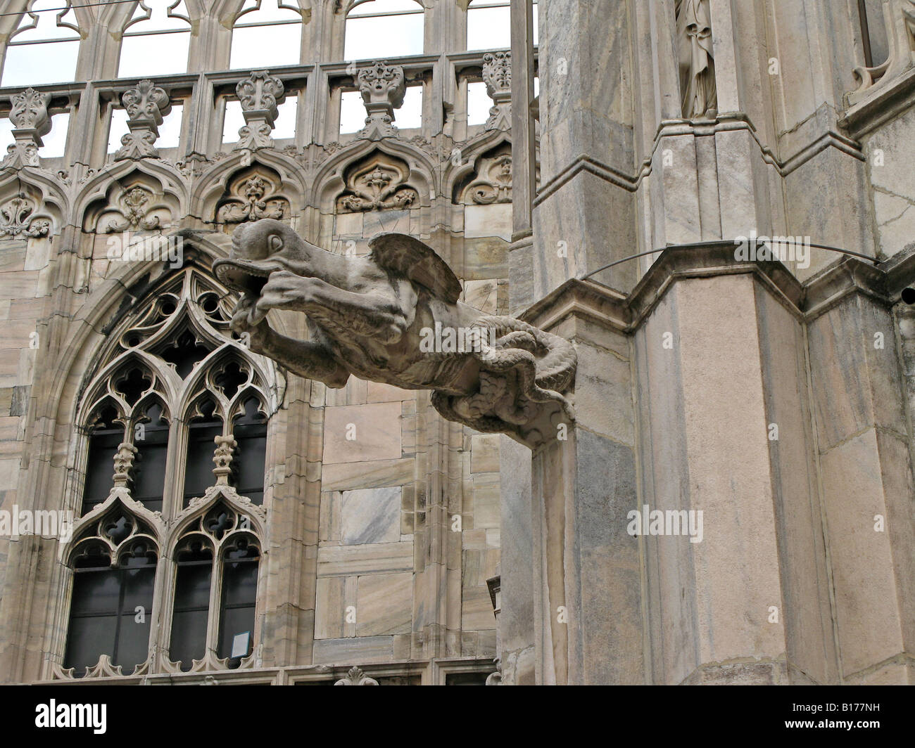 Il Duomo di Milano, Italia, UE Foto Stock