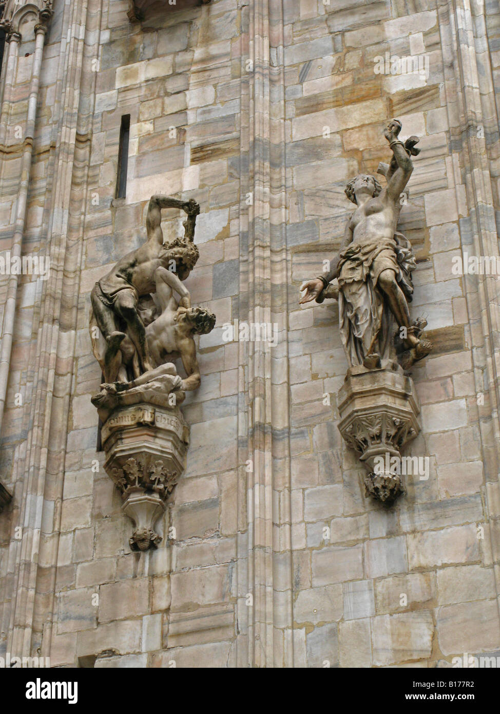 Il Duomo di Milano, Italia, UE Foto Stock