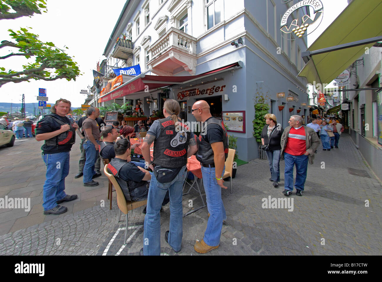 Harley Davidson Bikers Foto Stock