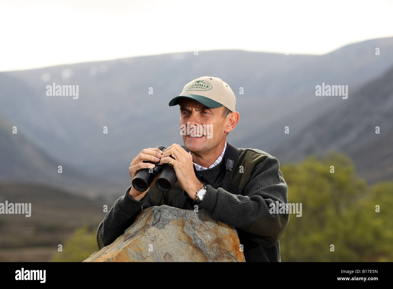 Multi millionare Paolo Lister che ha introdotto il cinghiale e elk sulla sua tenuta a Alladale, Sutherland, Scozia Foto Stock
