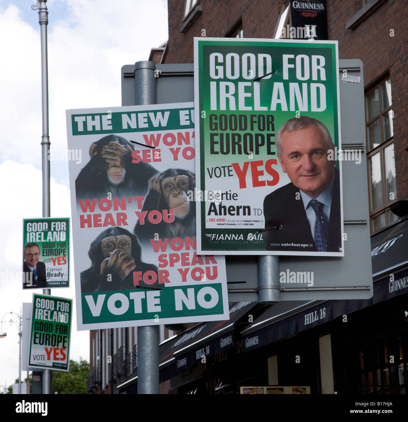 [Trattato UE] poster Irlanda Foto Stock