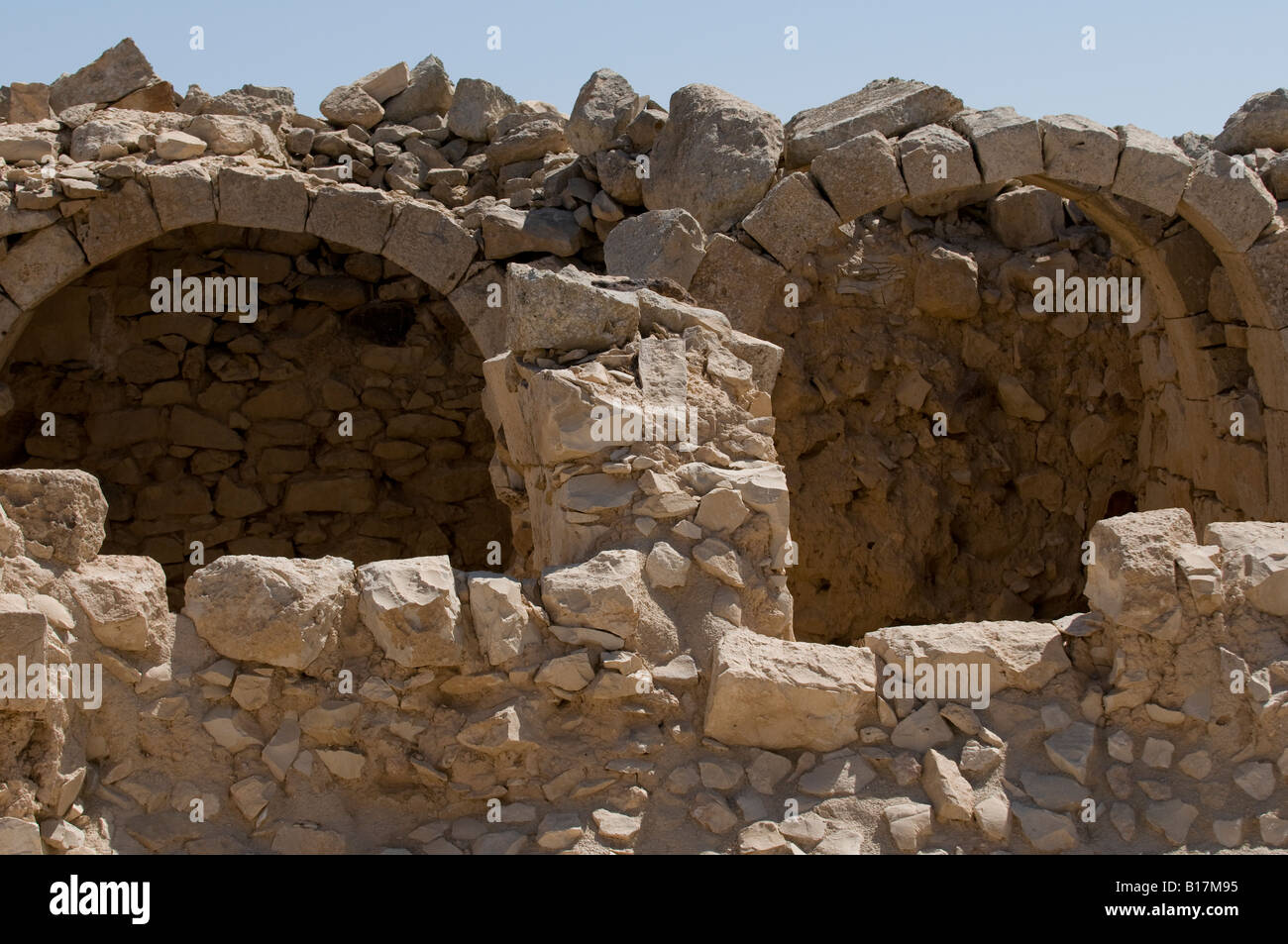 Città di avdat (oboda) nabatean città fondata III sec. a.c. Foto Stock