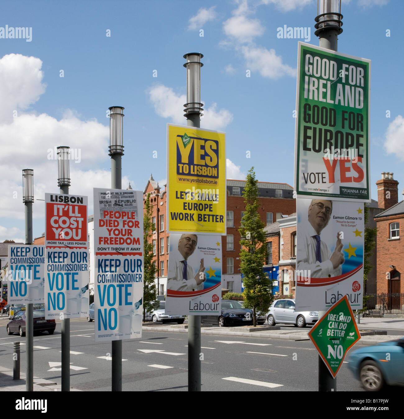 [Trattato UE] poster Irlanda Foto Stock