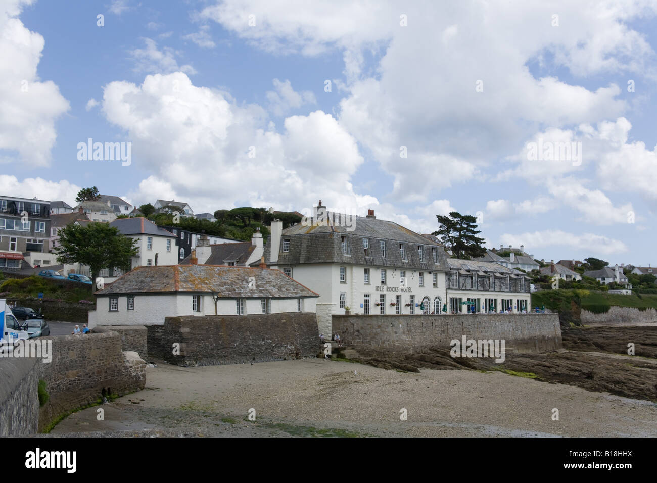 Idle Rocks Hotel, St Mawes, Cornwall, Inghilterra. Foto Stock