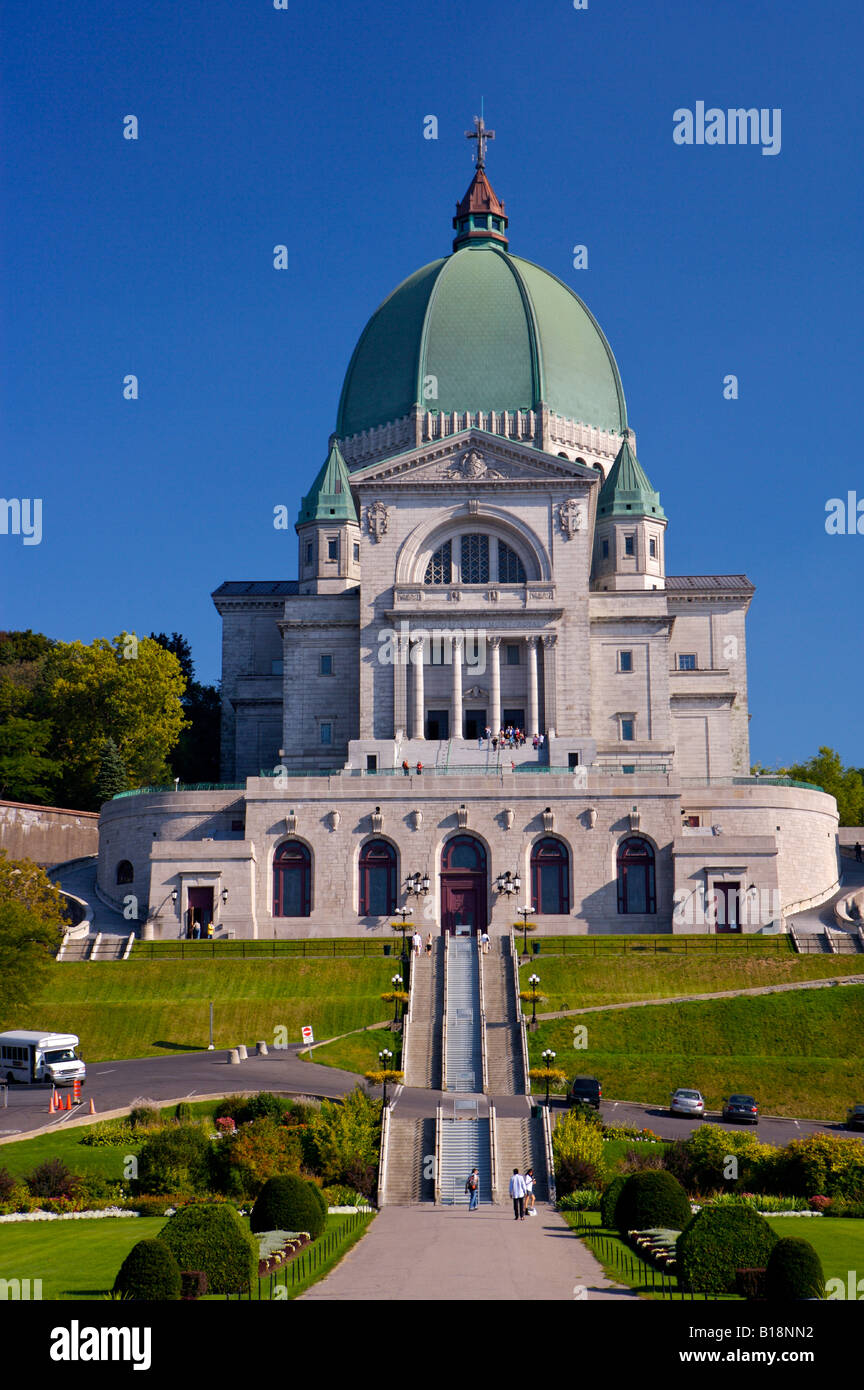 San Giuseppe Oratorio di Mont Royal, l'Oratoire Saint-Joseph du Mont-Royal, Mount Royal Parc du Mont-Royal, Montreal, Quebec, Foto Stock