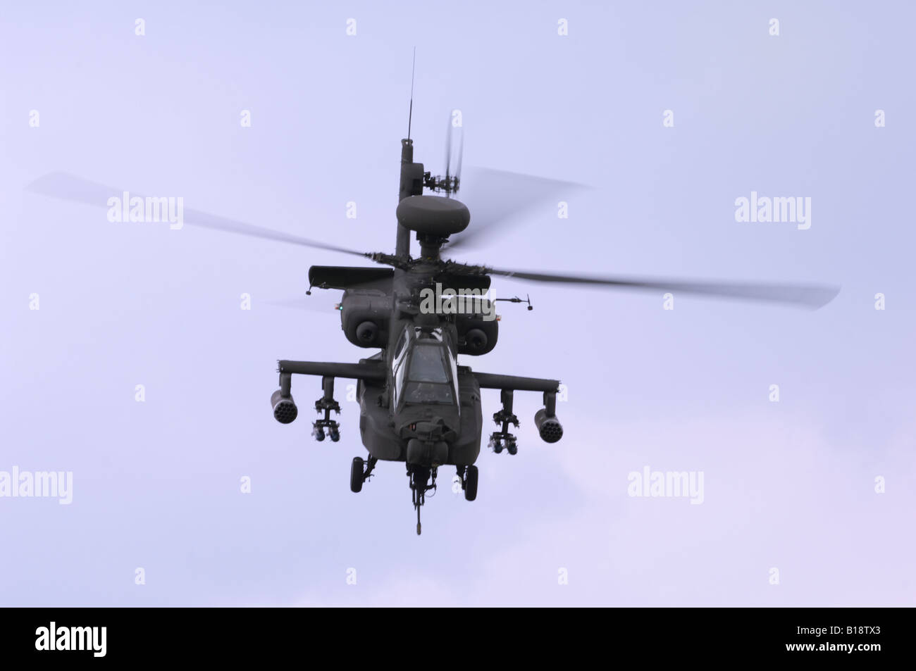 Boeing Apache AH64 elicottero Foto Stock