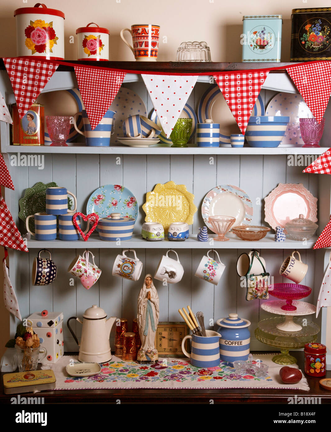 Vintage Comò Gallese Foto Stock