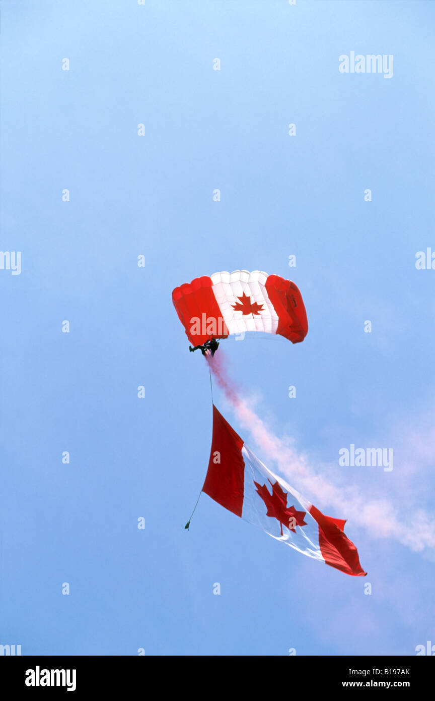 Forze armate canadesi sky diving team, Canada Foto Stock
