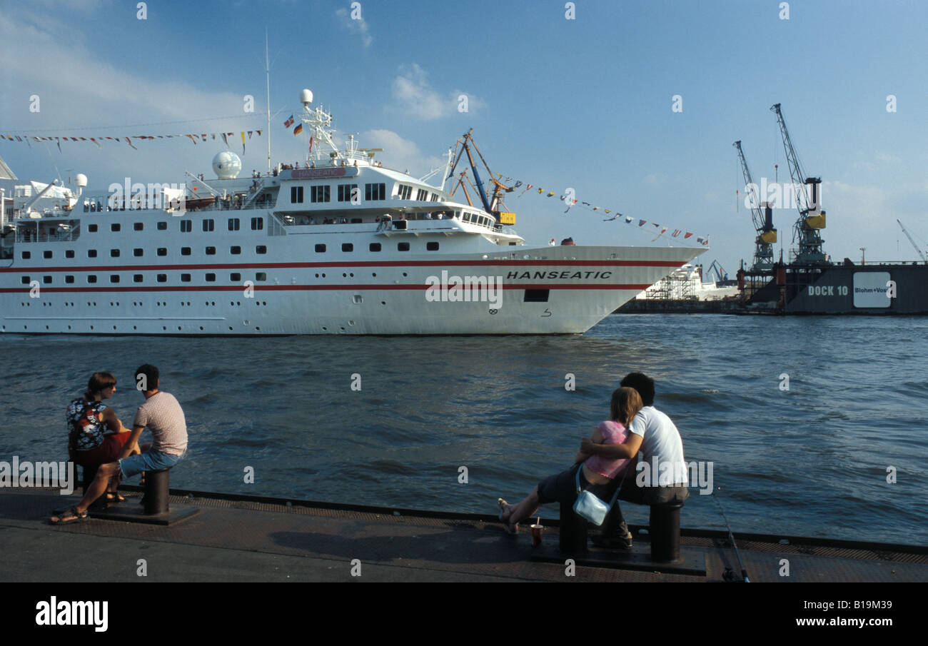 La nave da crociera "' anseatica di Amburgo, Germania Foto Stock