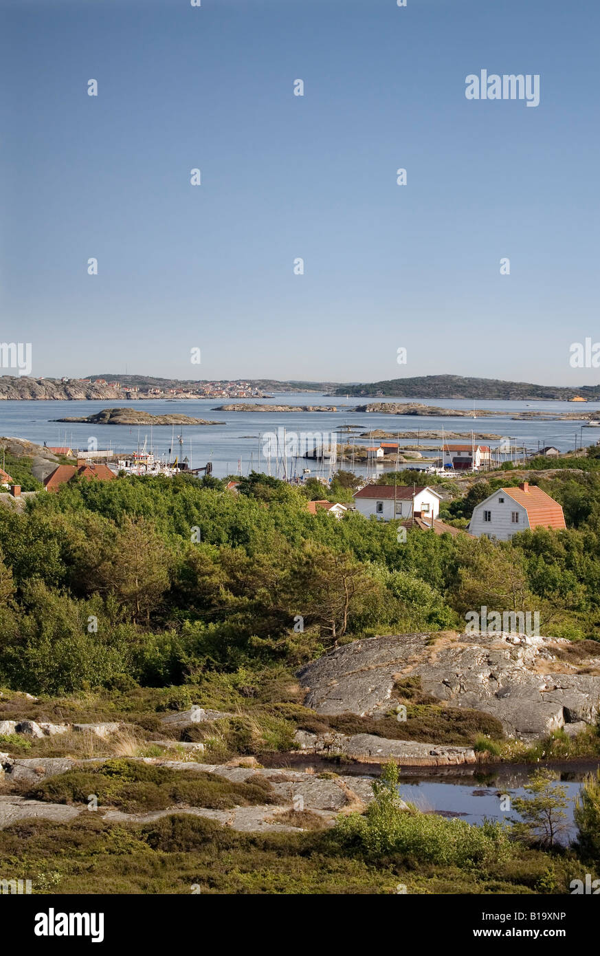 Immagine da Rörö un isola a nord di Göteborg s arcipelago svedese sulla costa ovest Foto Stock