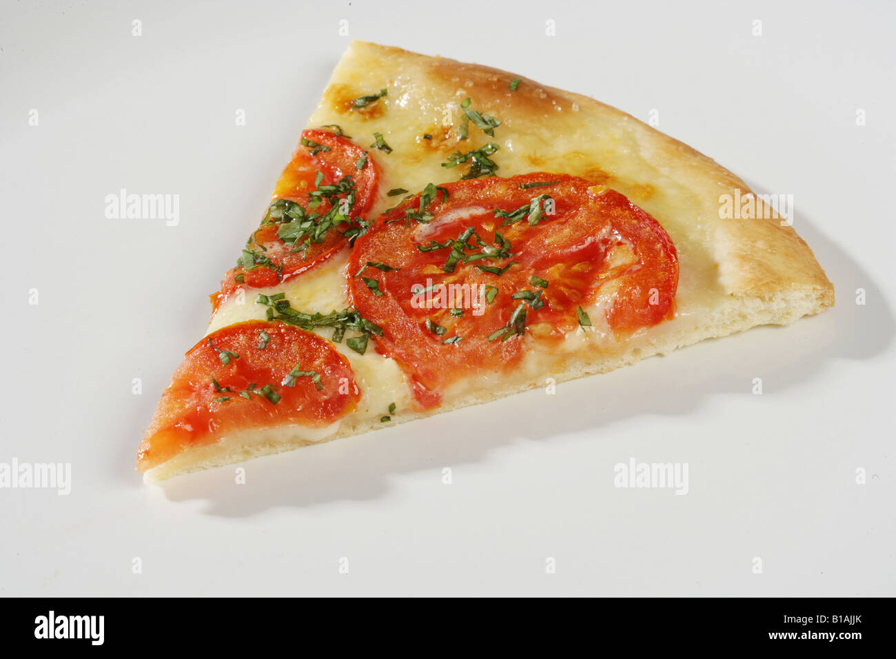 Un Trancio Di Pizza Margherita Foto Stock Alamy