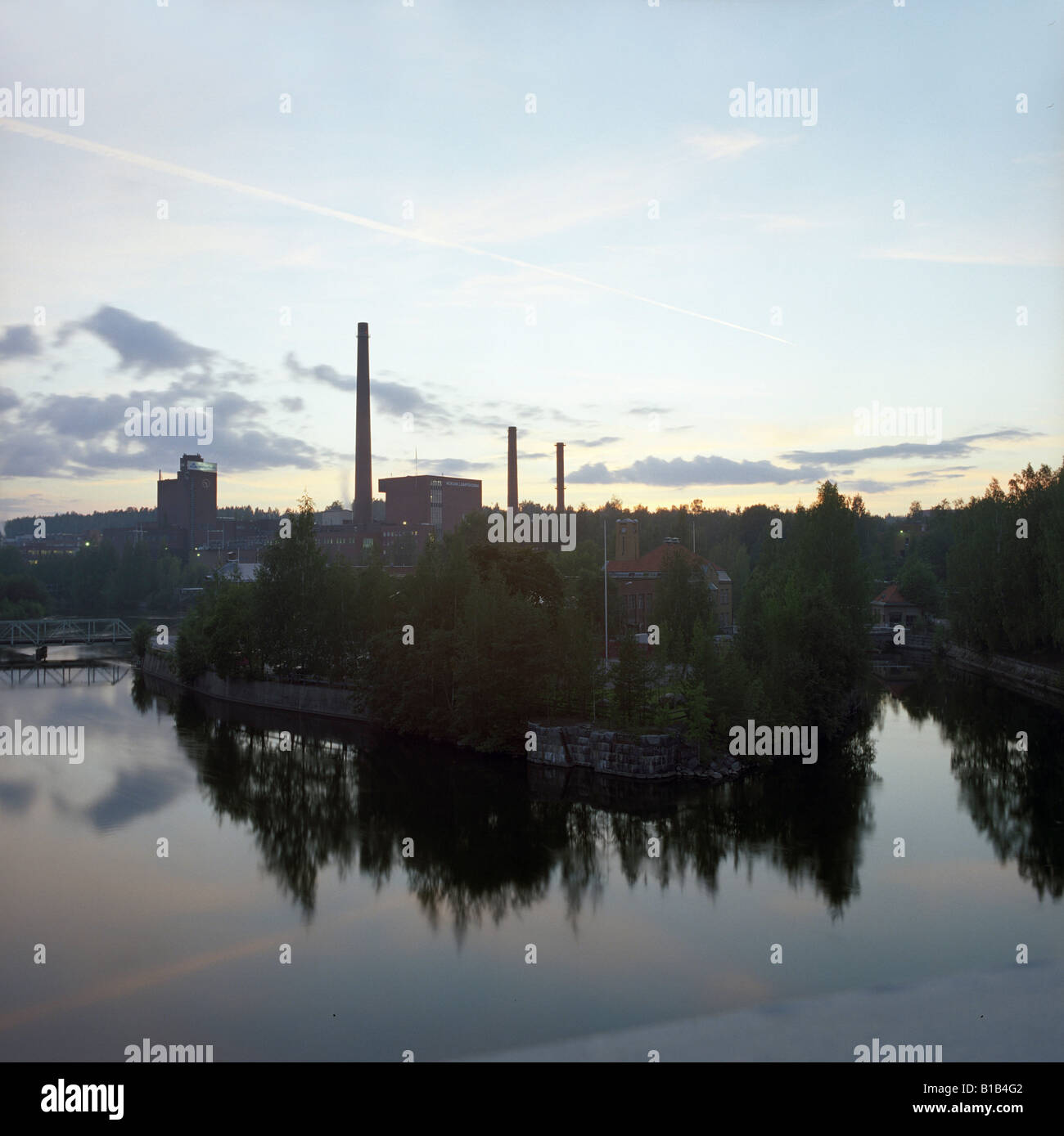 La Finlandia, la fabbrica sul lungomare Foto Stock