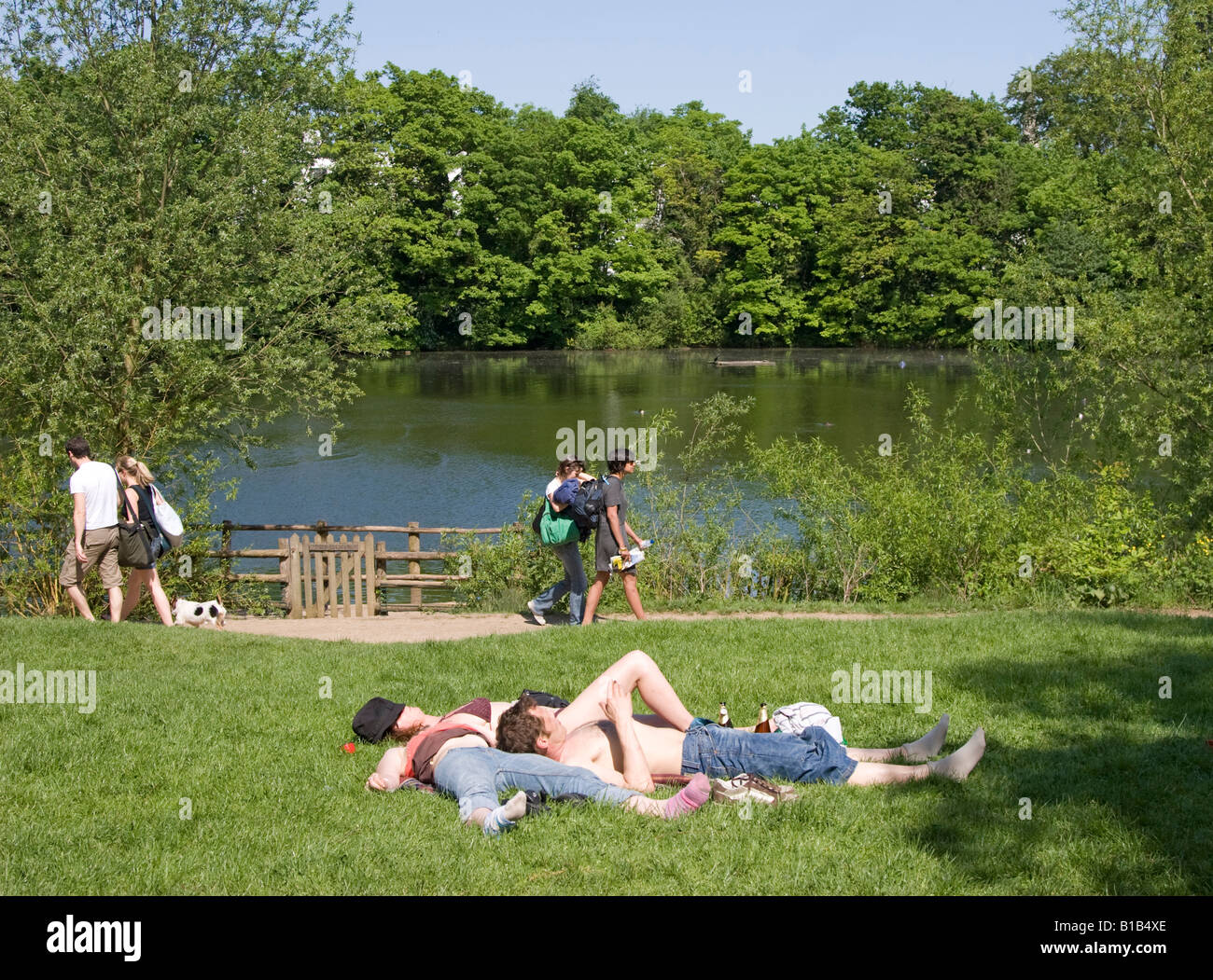 Hampstead Heath - Camden - Londra Foto Stock