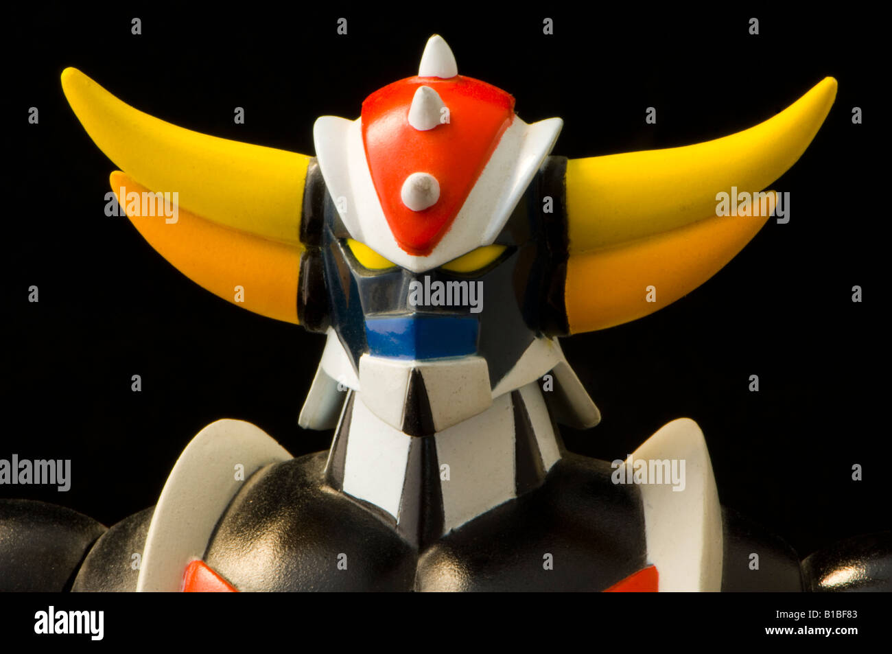 Close up di un giocattolo del manga giapponese character Grendizer Foto Stock