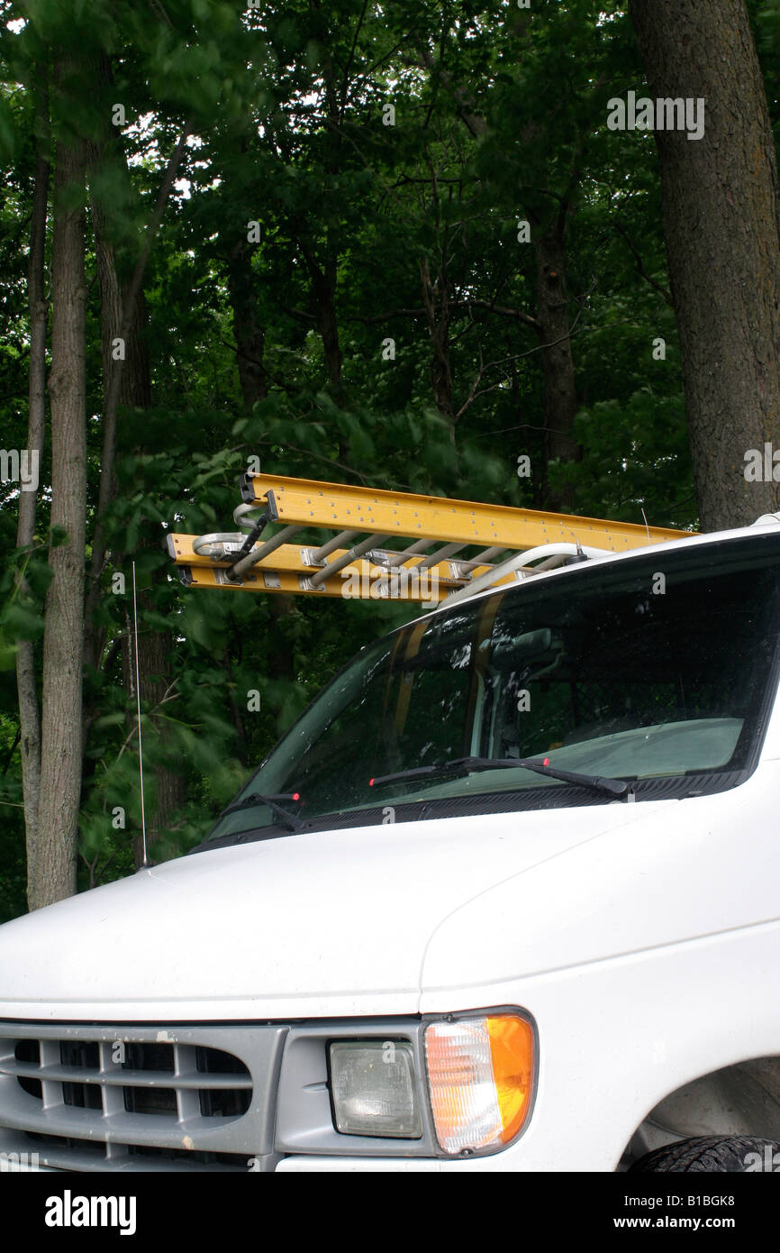 Van tradesmans Foto Stock