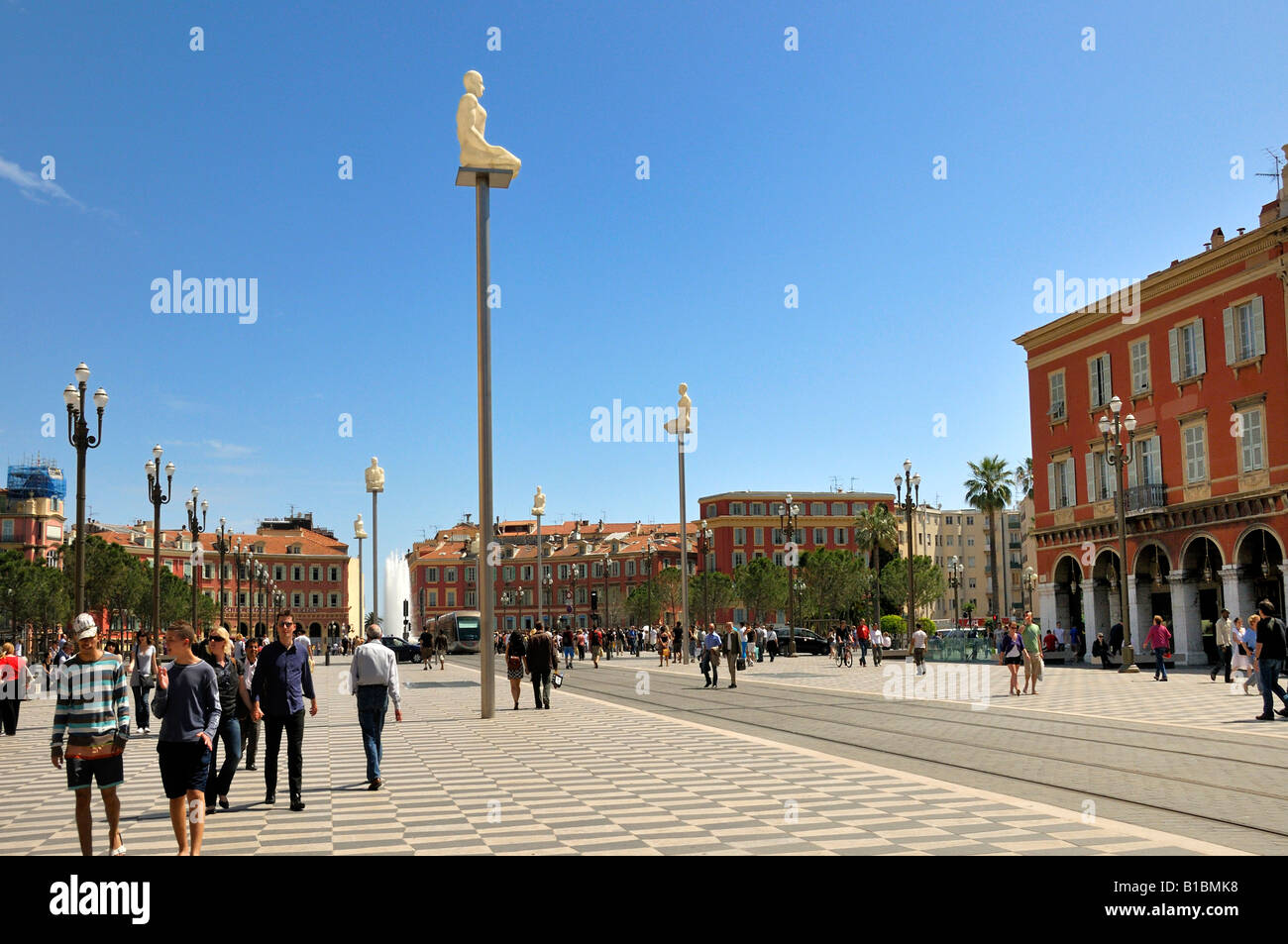 Place Masséna a Nizza Francia fotografato nel giugno 2008 per solo uso editoriale Foto Stock