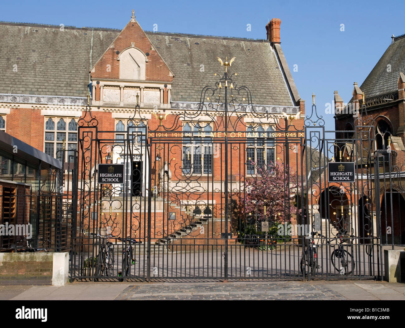 Storica scuola di Highgate Londra Nord Foto Stock