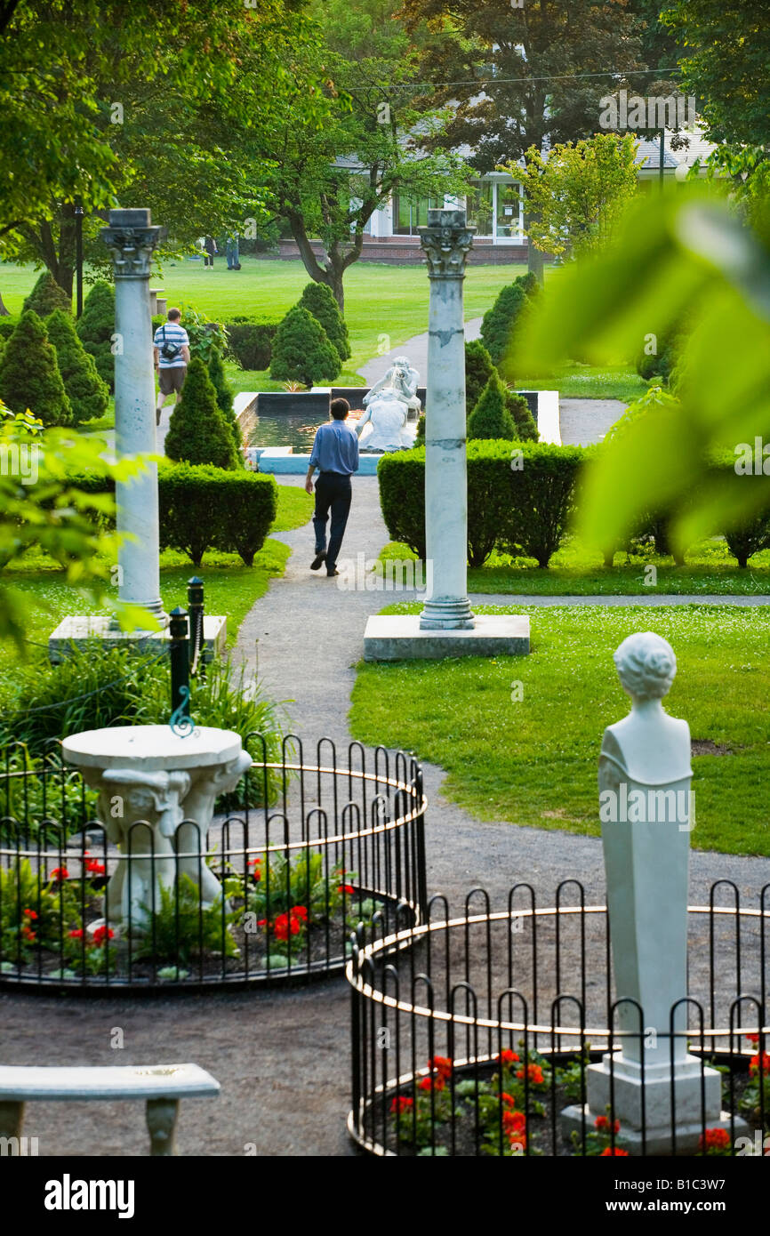 Congresso parco disegnato da Frederick Law Olmstead Saratoga Springs nello Stato di New York Foto Stock