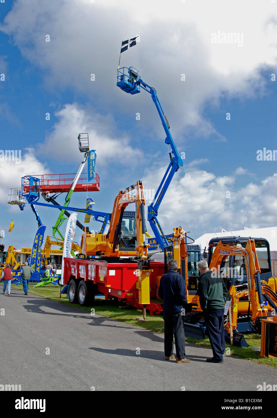 Macchine agricole presso il Royal Cornwall show,st albans,cornwall,l'Inghilterra,uk Foto Stock