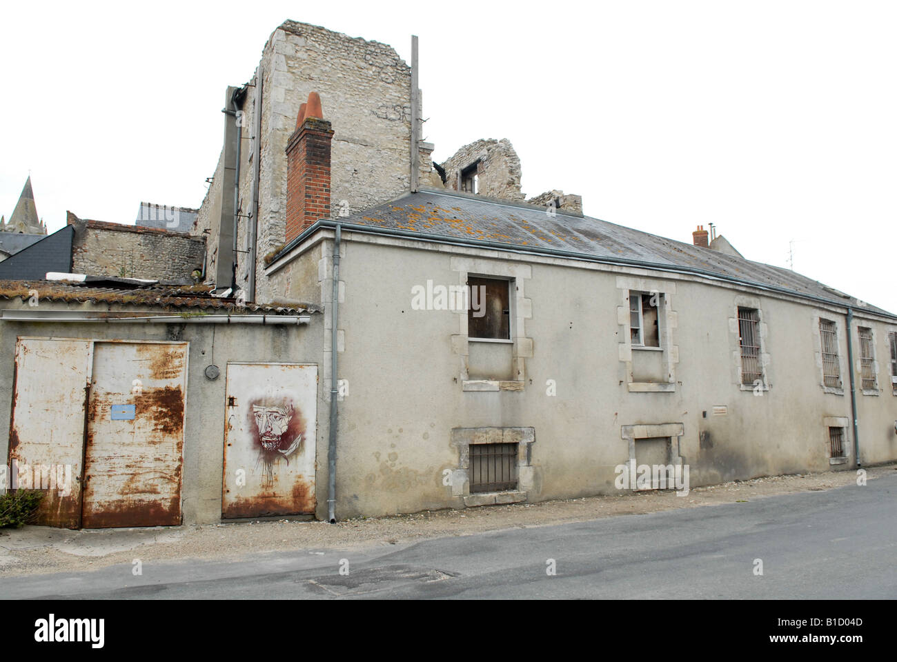 Street Art di Meung sur Loire Francia Europa Foto Stock