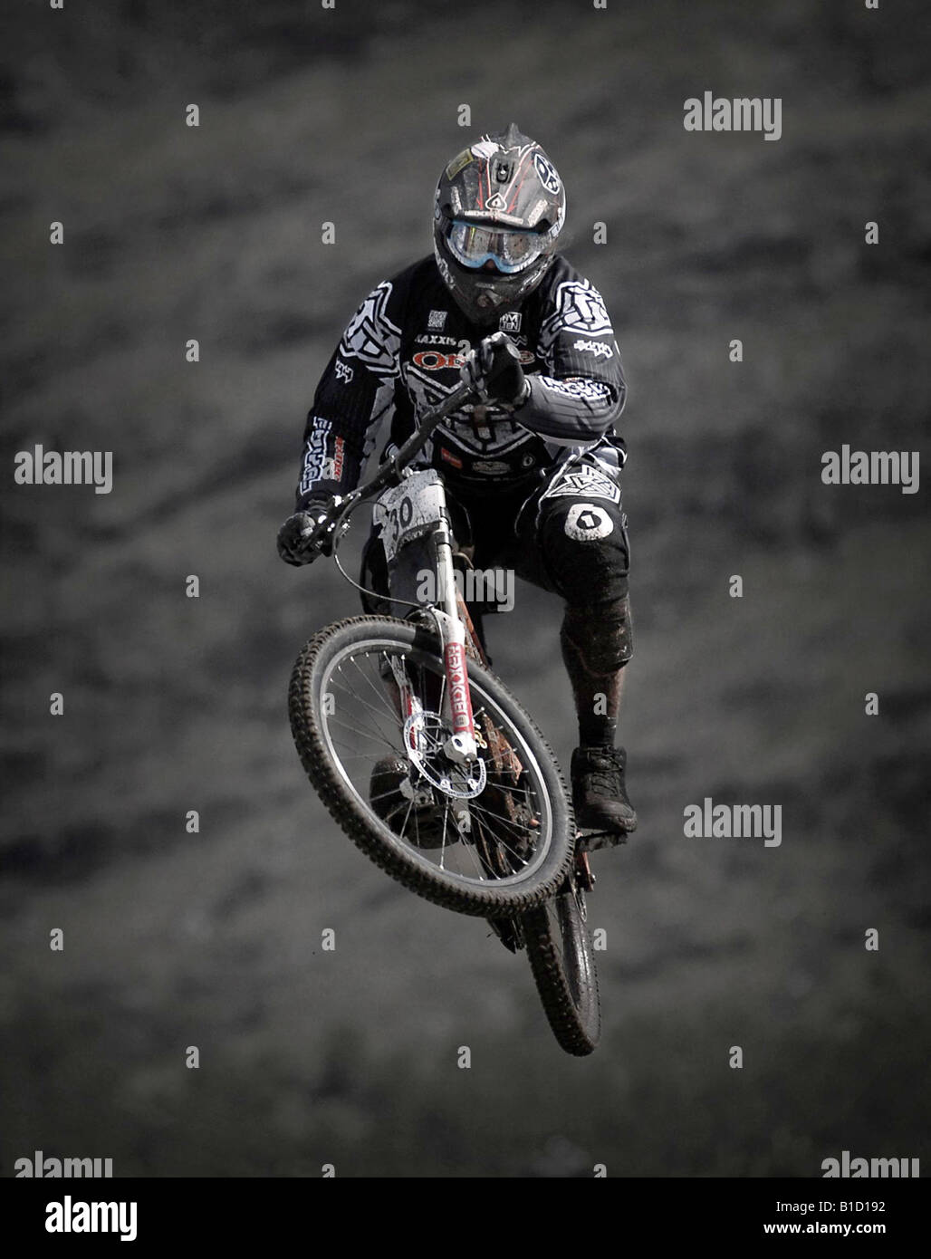UCI Mountain Bike World Cup a Fort William Mens in discesa Foto Stock