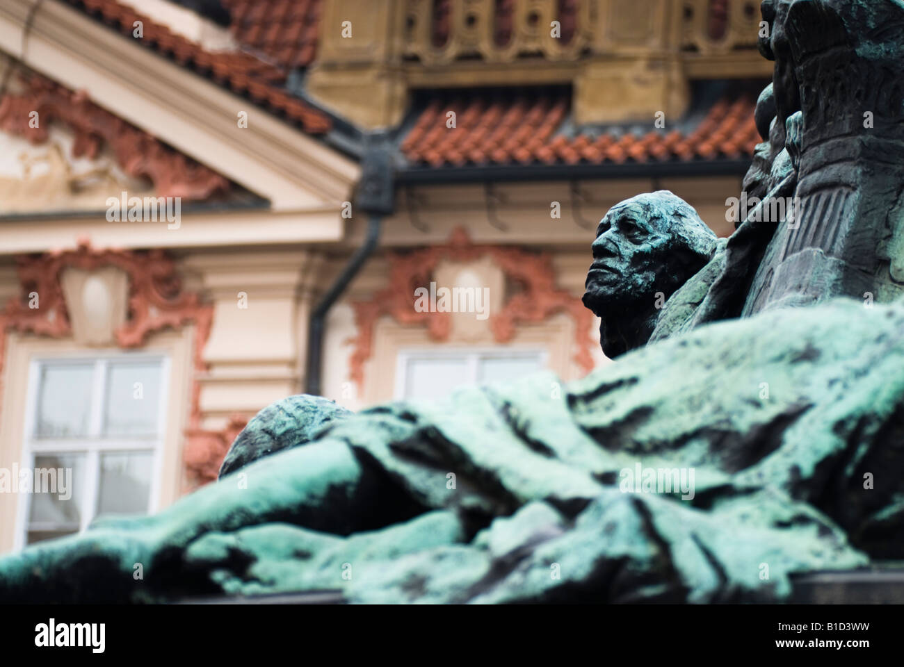 Jan Hus monumento, Praga, Repubblica Ceca Foto Stock