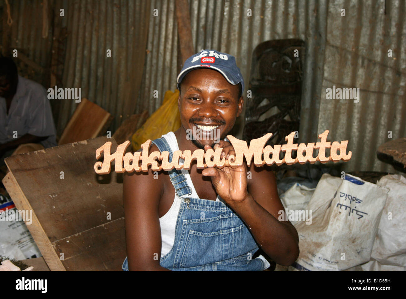 Hakuna Matata - nessun problema. Foto Stock