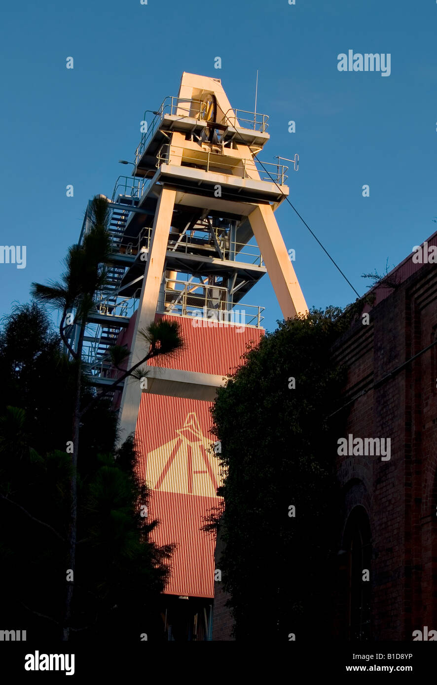 Beaconsfield miniera d'Oro Foto Stock