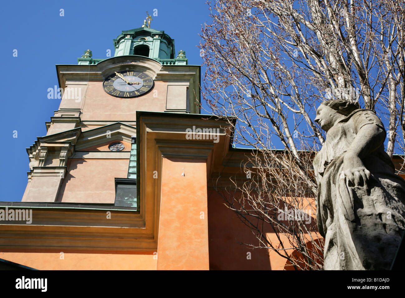 Storkyrkan o grande chiesa, Gamla Stan o Città Vecchia, Staden Isola, Stoccolma, Svezia. Foto Stock